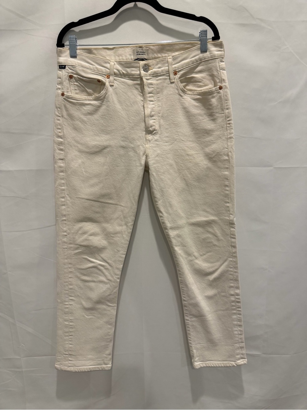 Citizens Of Humanity Emerson Straight Cream Jeans size 29.organic cotton,classic